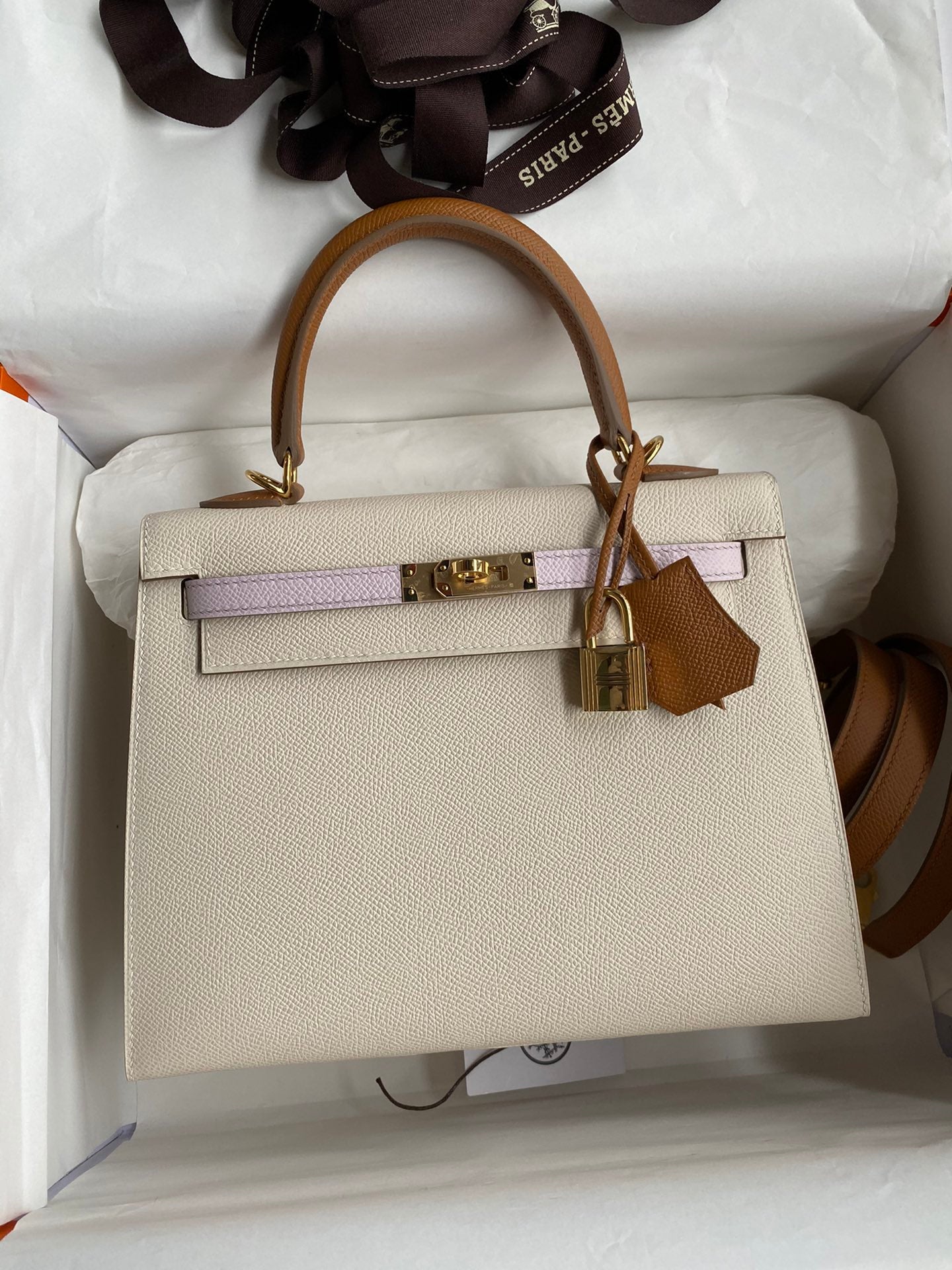 Kelly 25cm Epsom Leather Bag