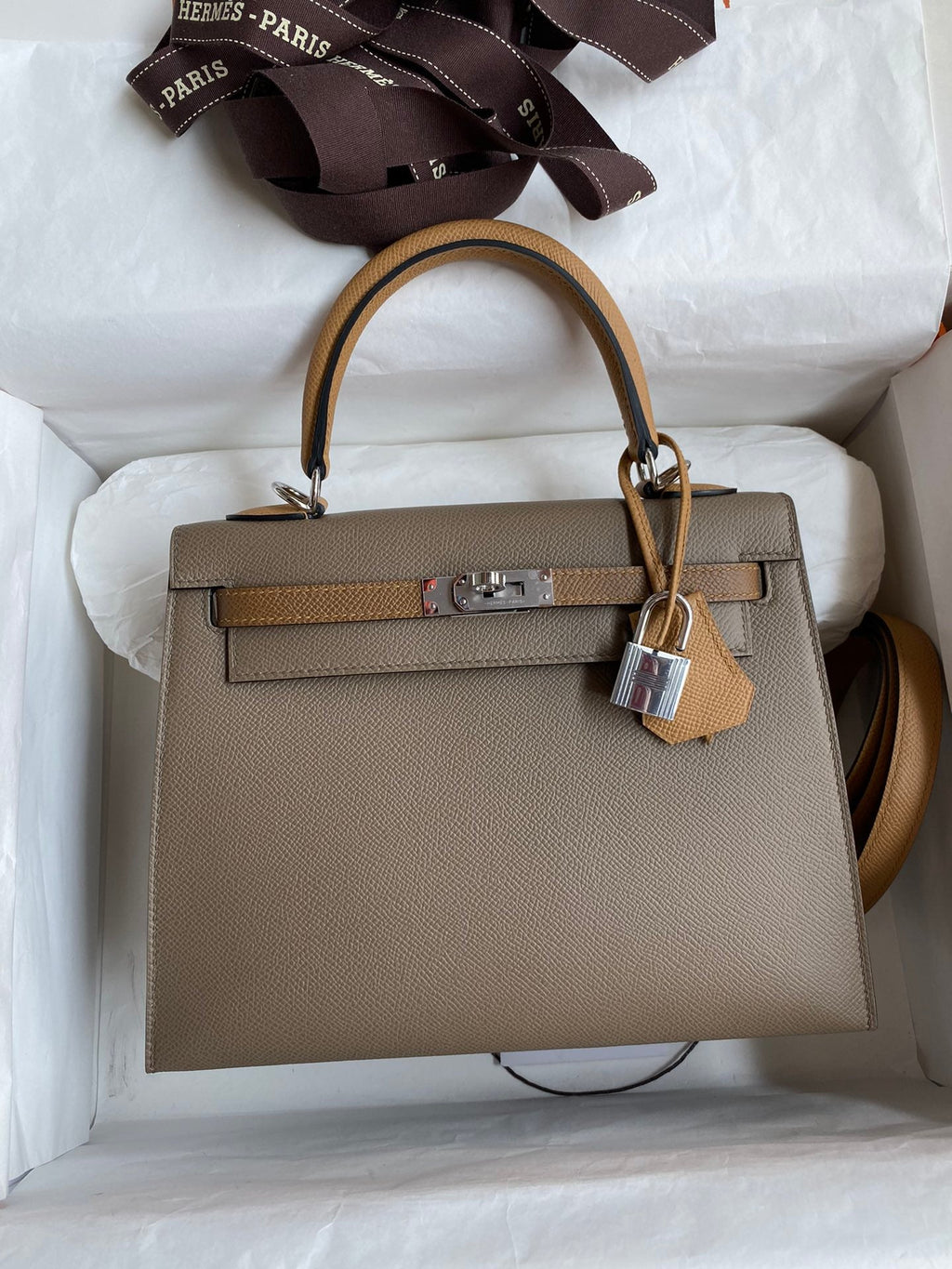 Kelly 25cm Epsom Leather Bag