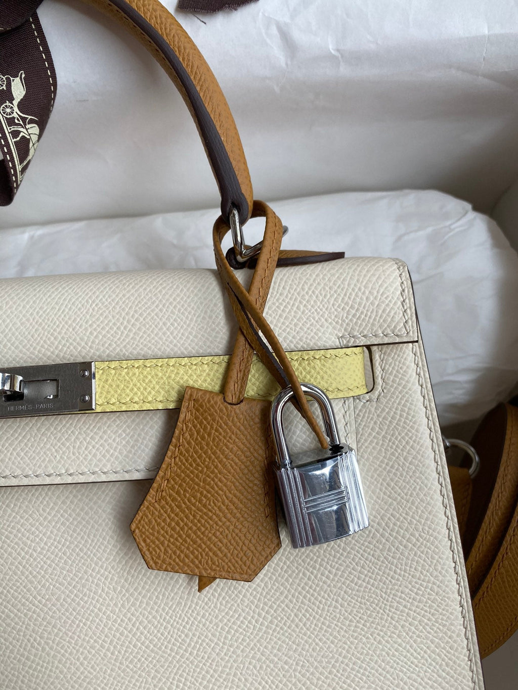 Kelly 25cm Epsom Leather Bag
