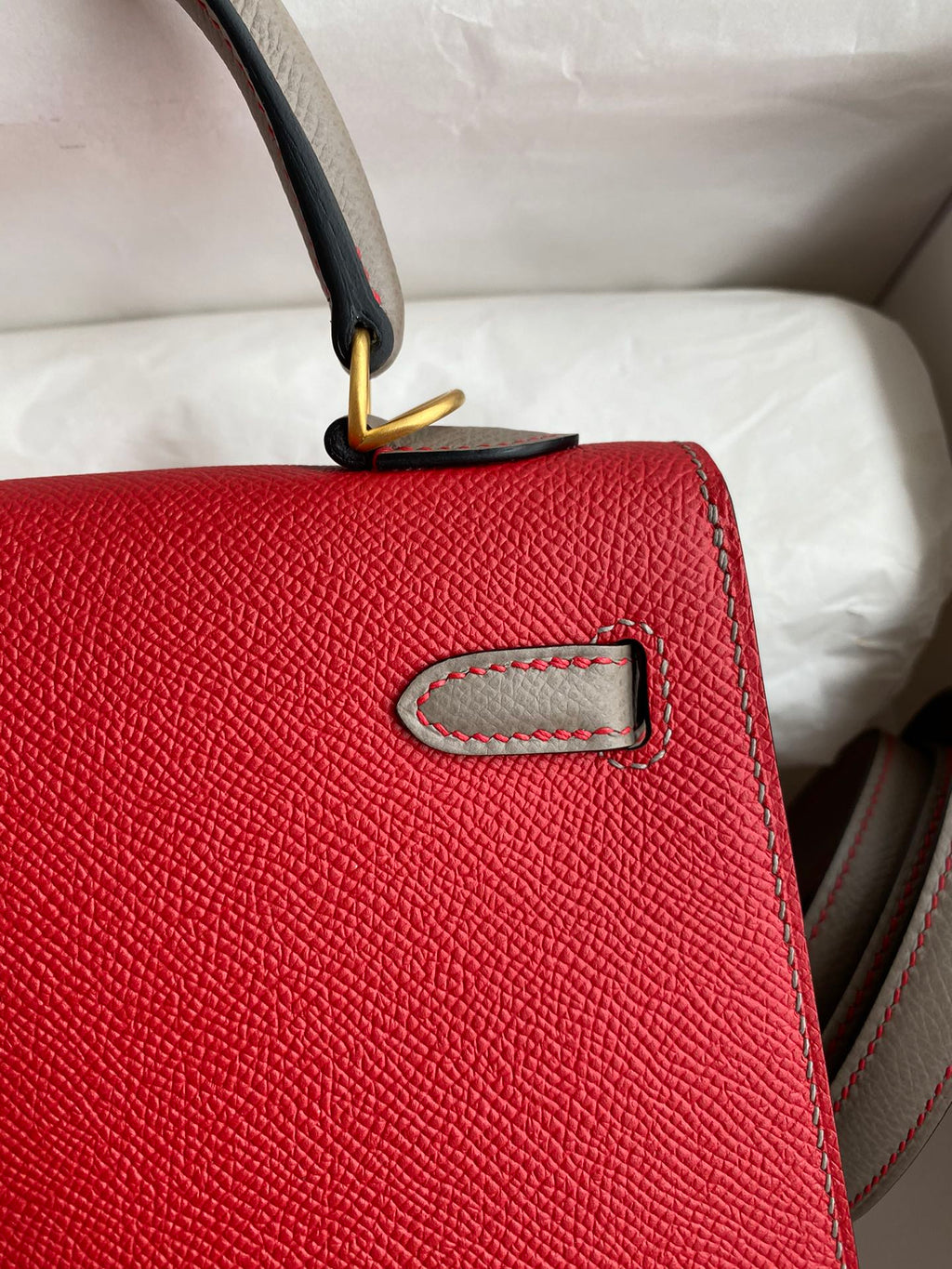 Kelly 25cm Epsom Leather Bag