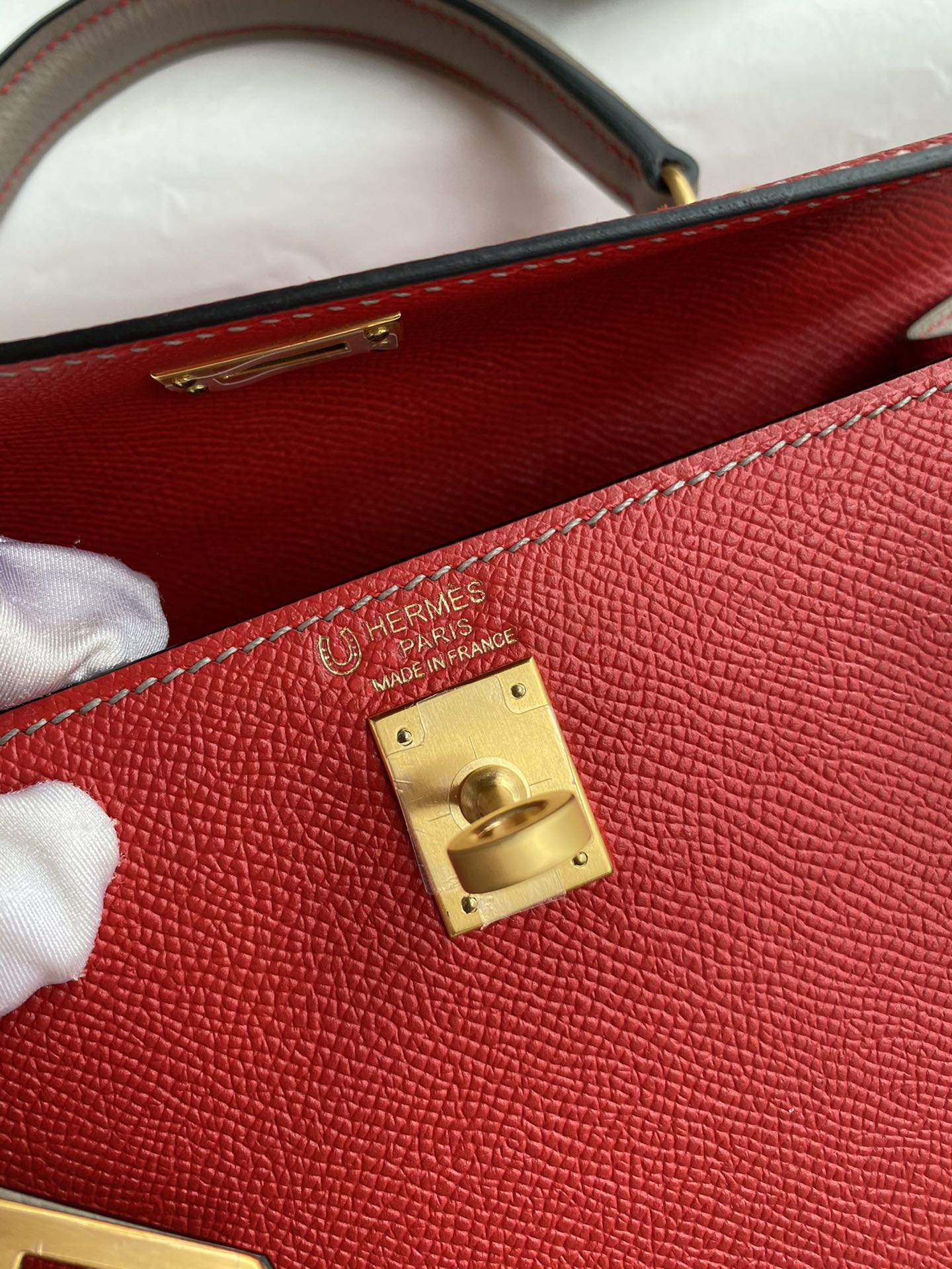 Kelly 25cm Epsom Leather Bag