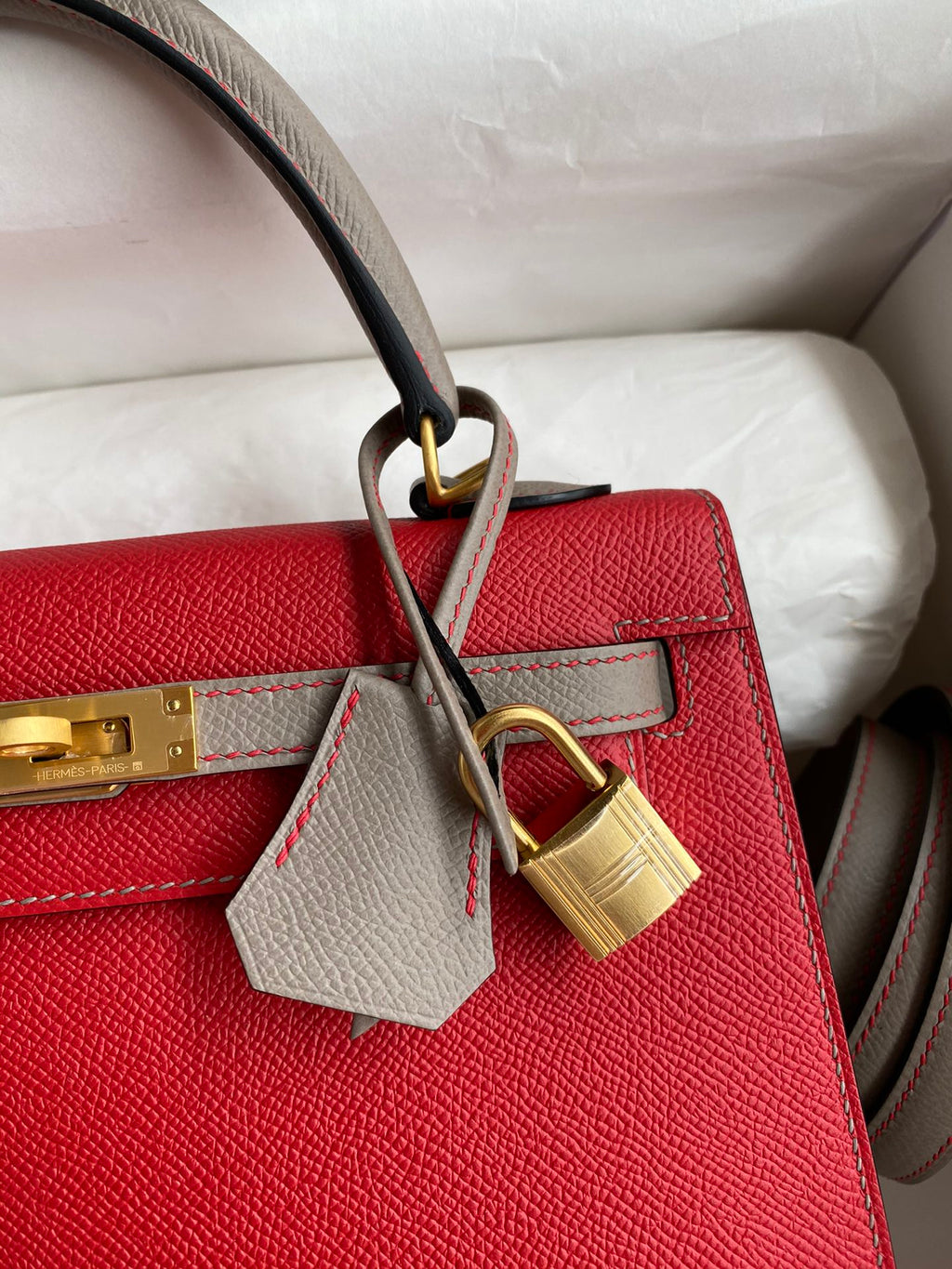 Kelly 25cm Epsom Leather Bag