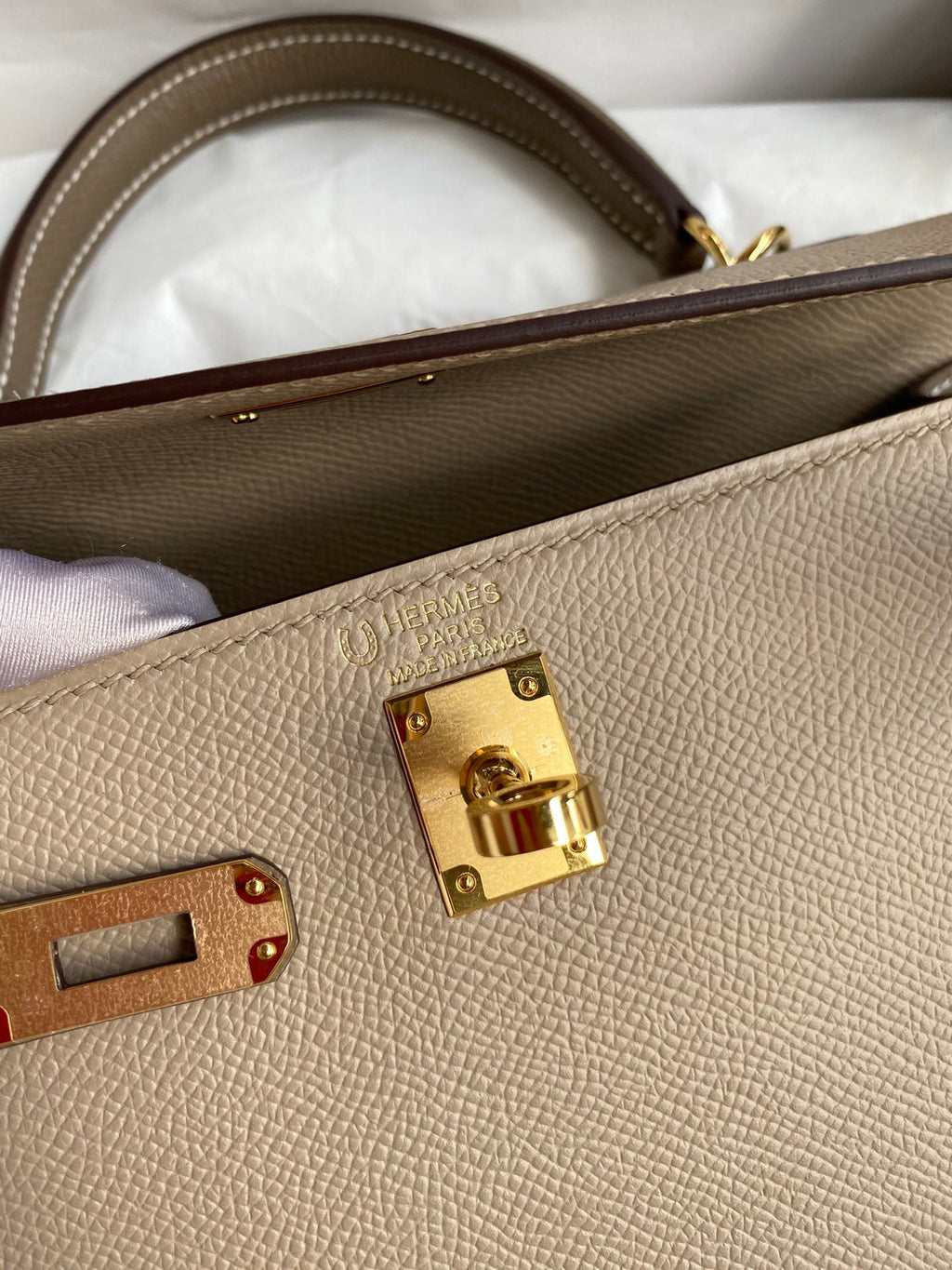 Kelly 25cm Epsom Leather Bag