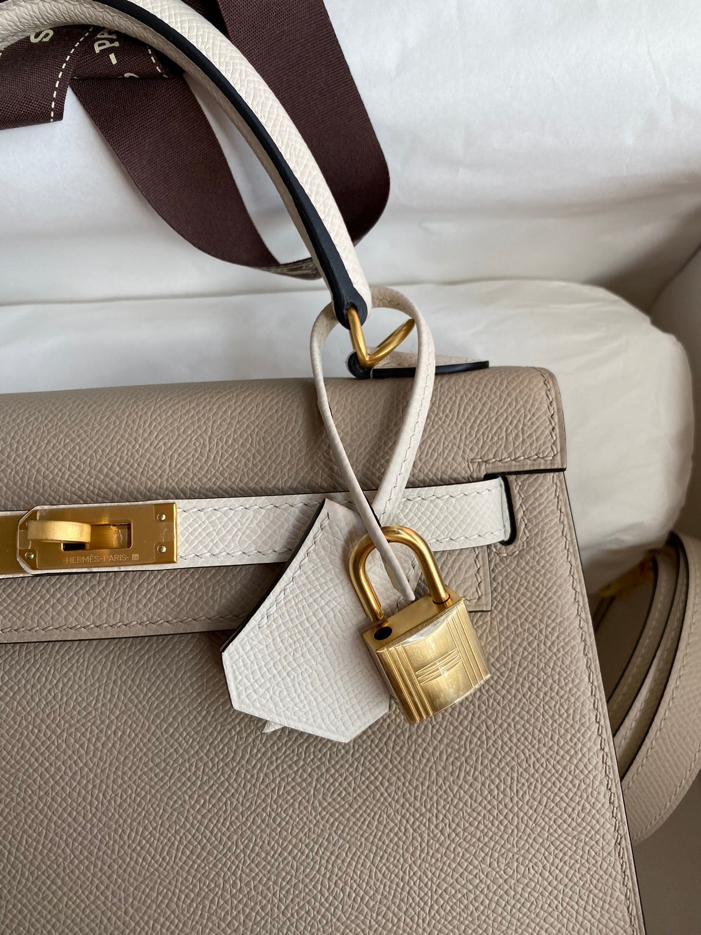 Kelly 25cm Epsom Leather Bag