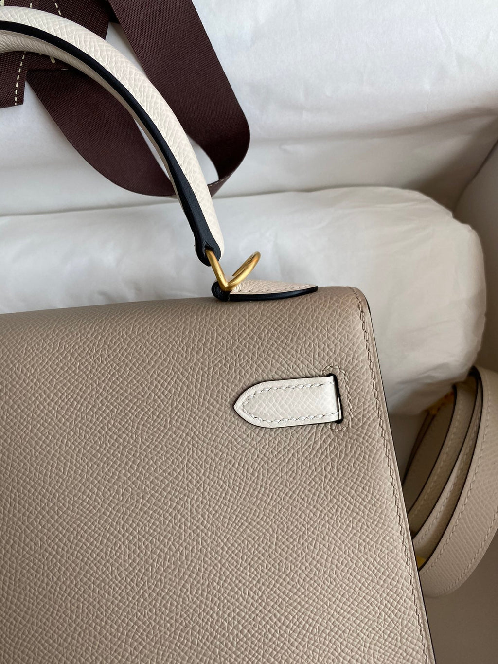 Kelly 25cm Epsom Leather Bag