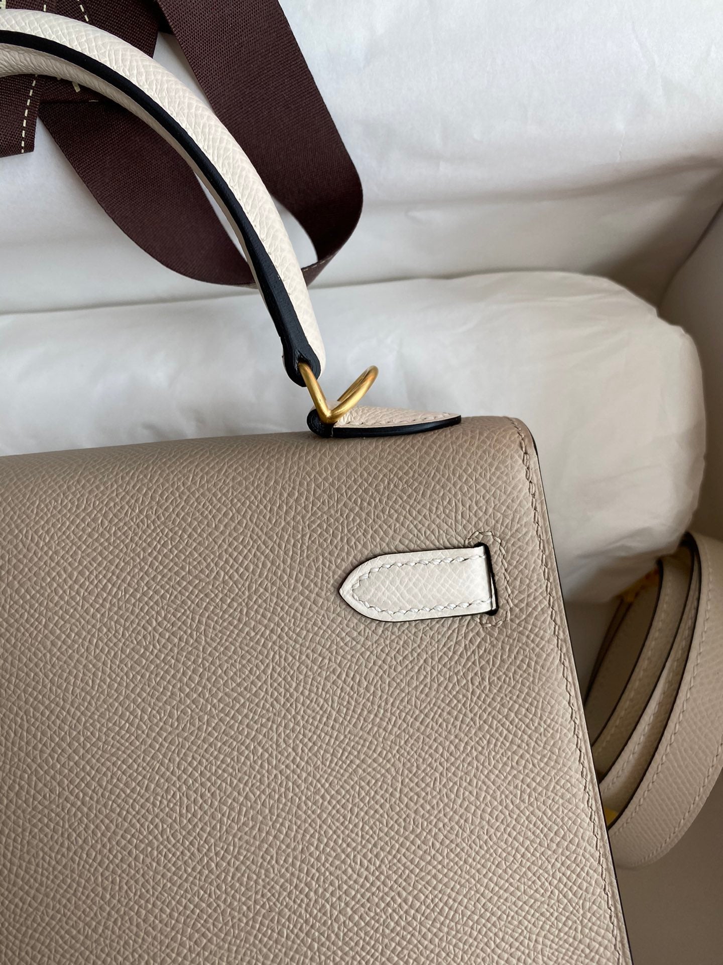 Kelly 25cm Epsom Leather Bag