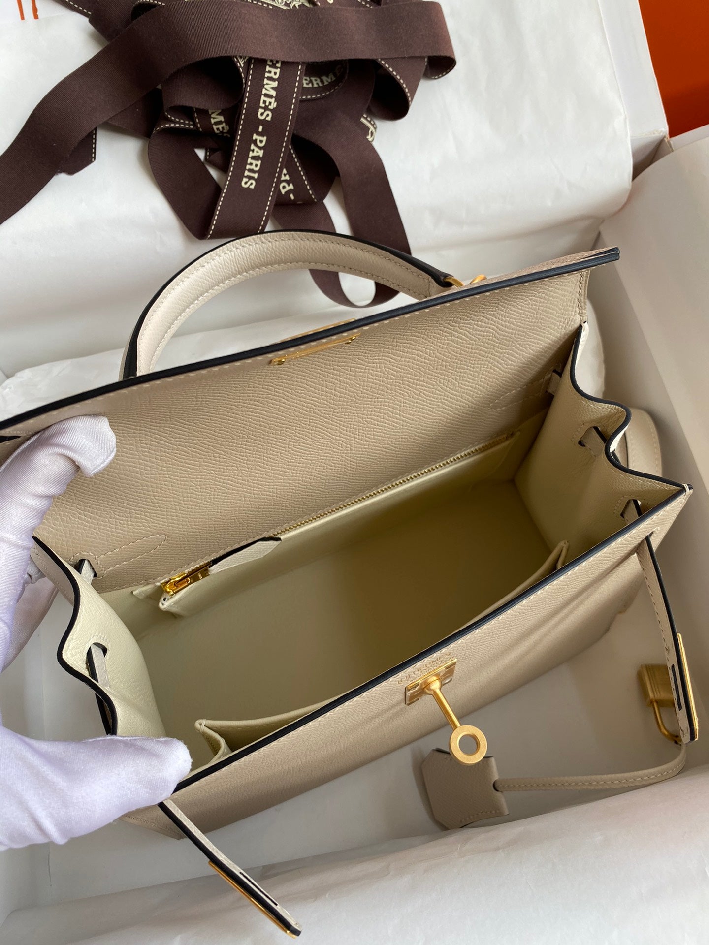 Kelly 25cm Epsom Leather Bag