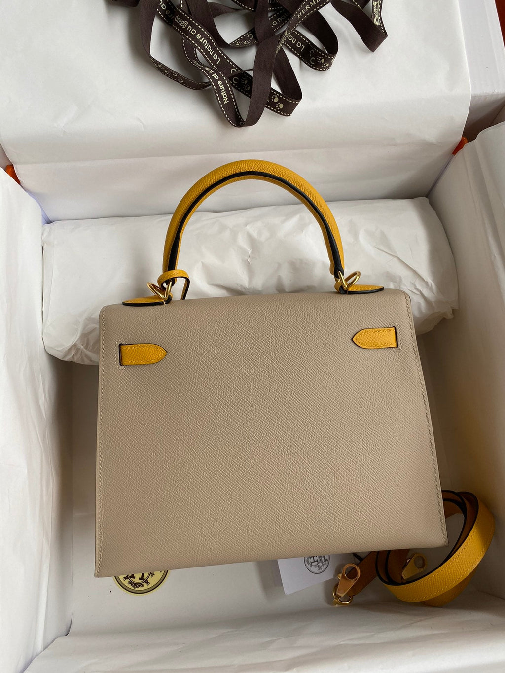 Kelly 25cm Epsom Leather Bag