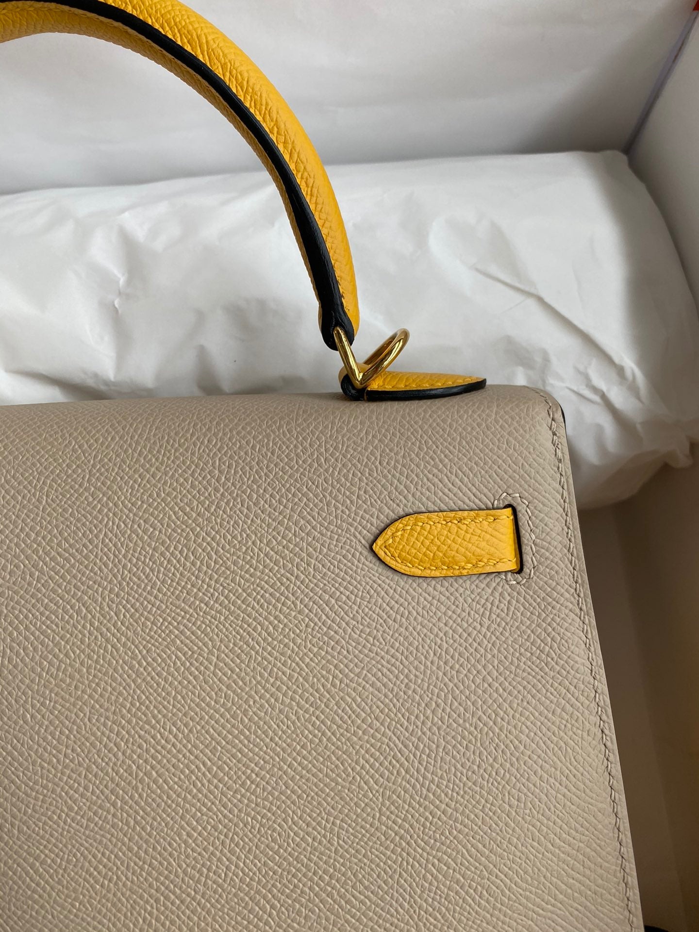 Kelly 25cm Epsom Leather Bag