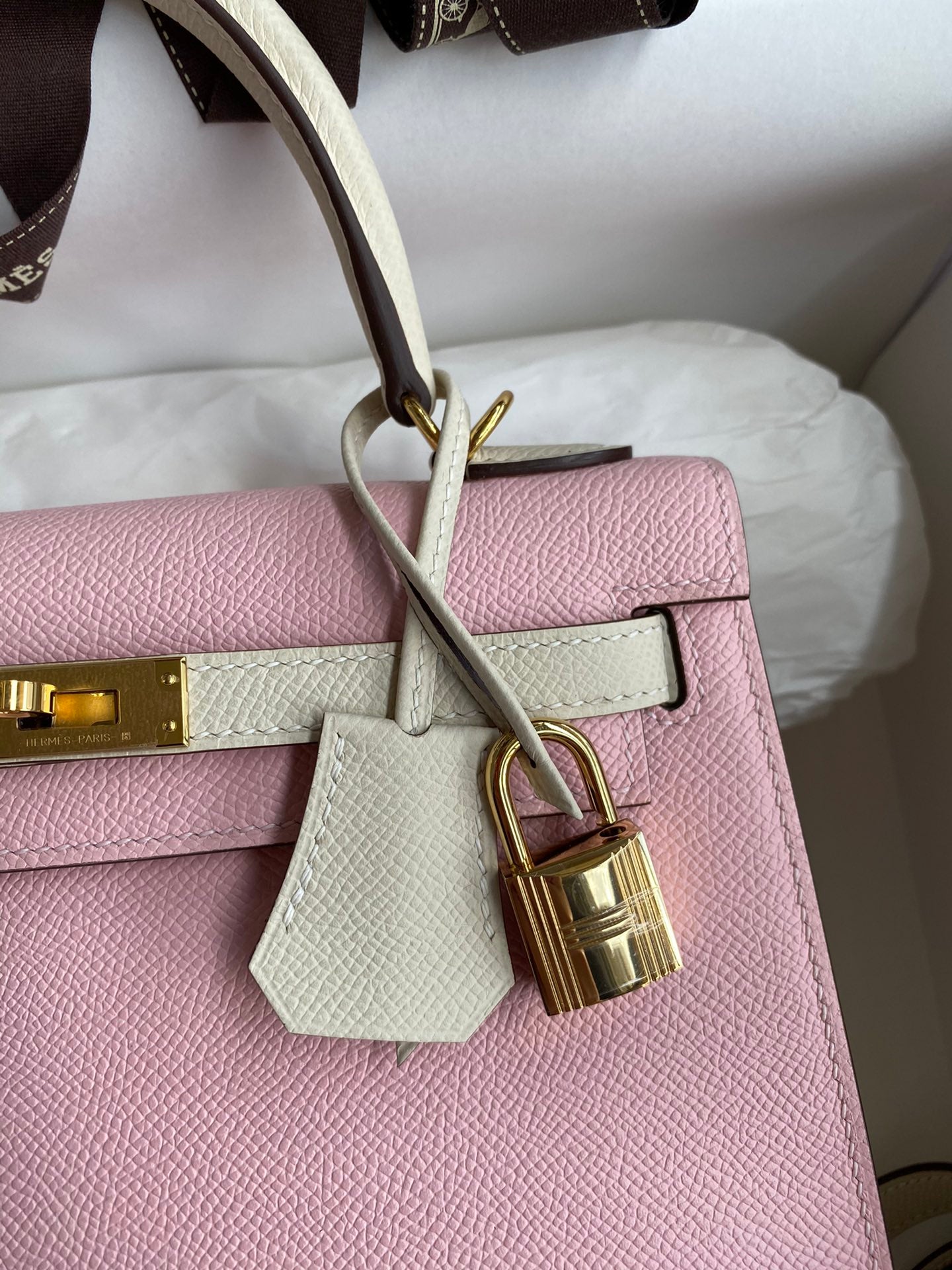 Kelly 25cm Epsom Leather Bag