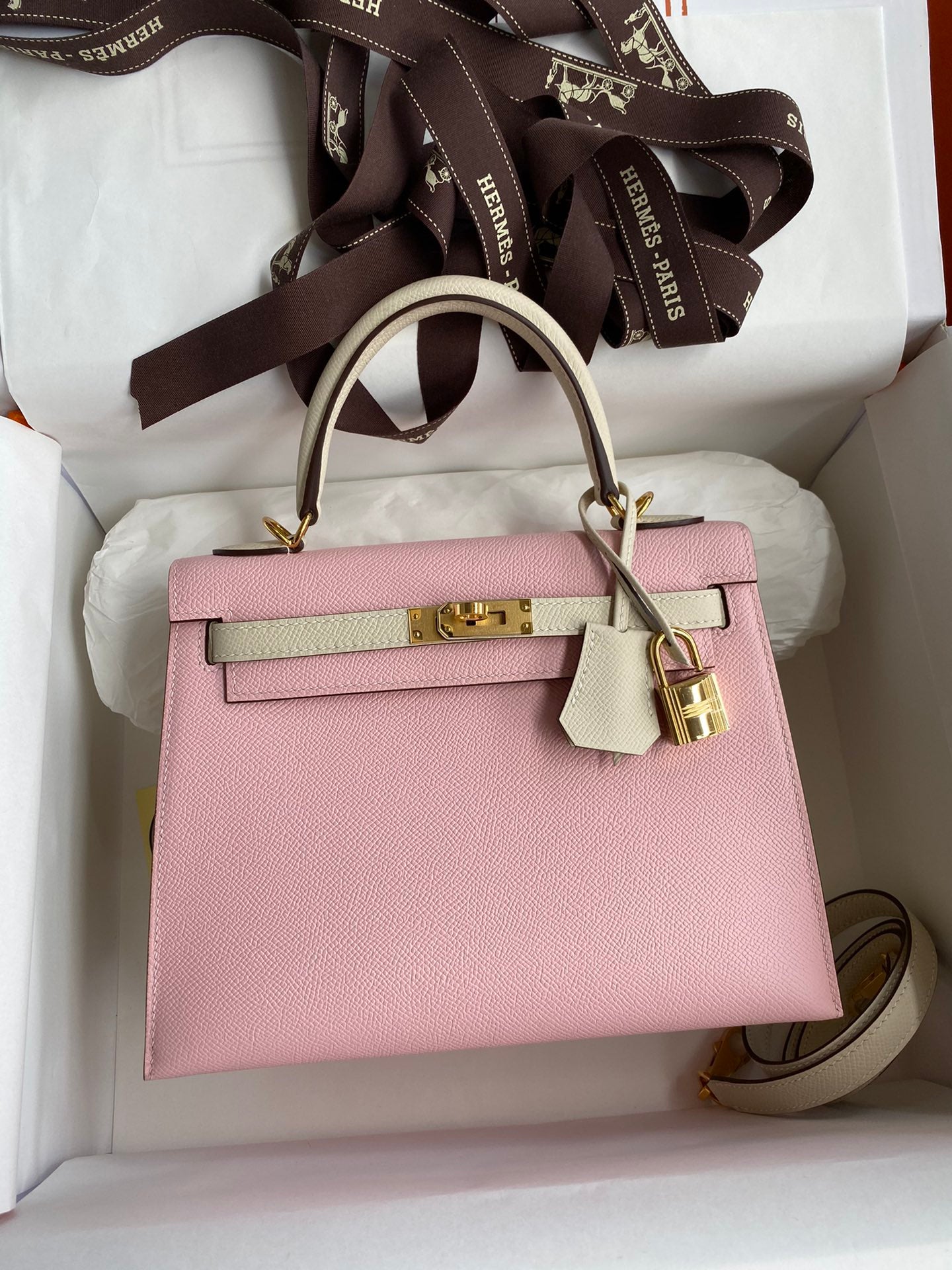 Kelly 25cm Epsom Leather Bag
