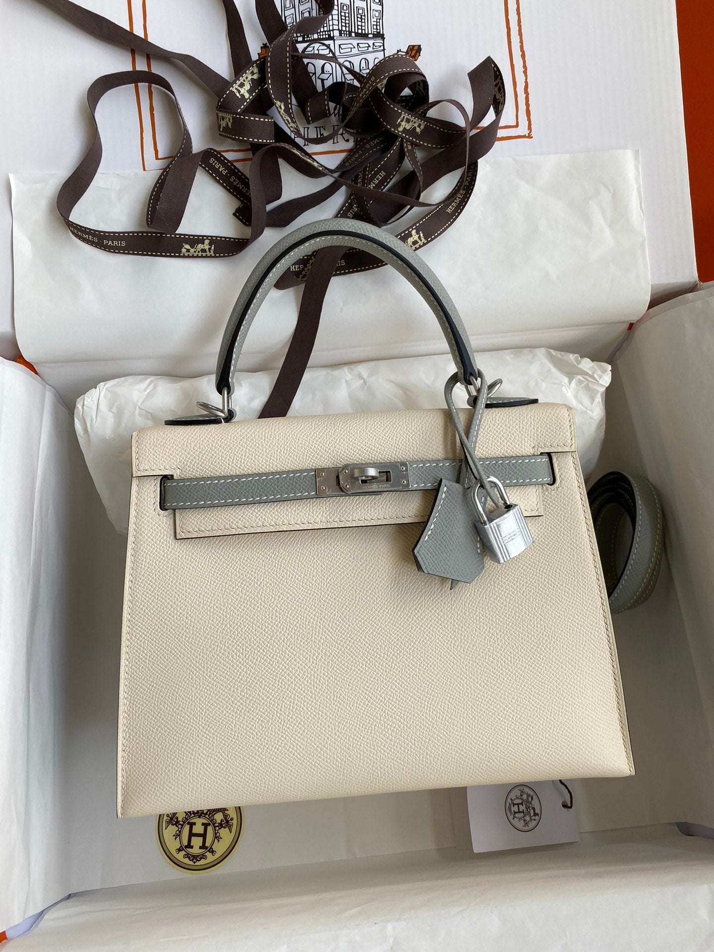 Kelly 25cm Epsom Leather Bag