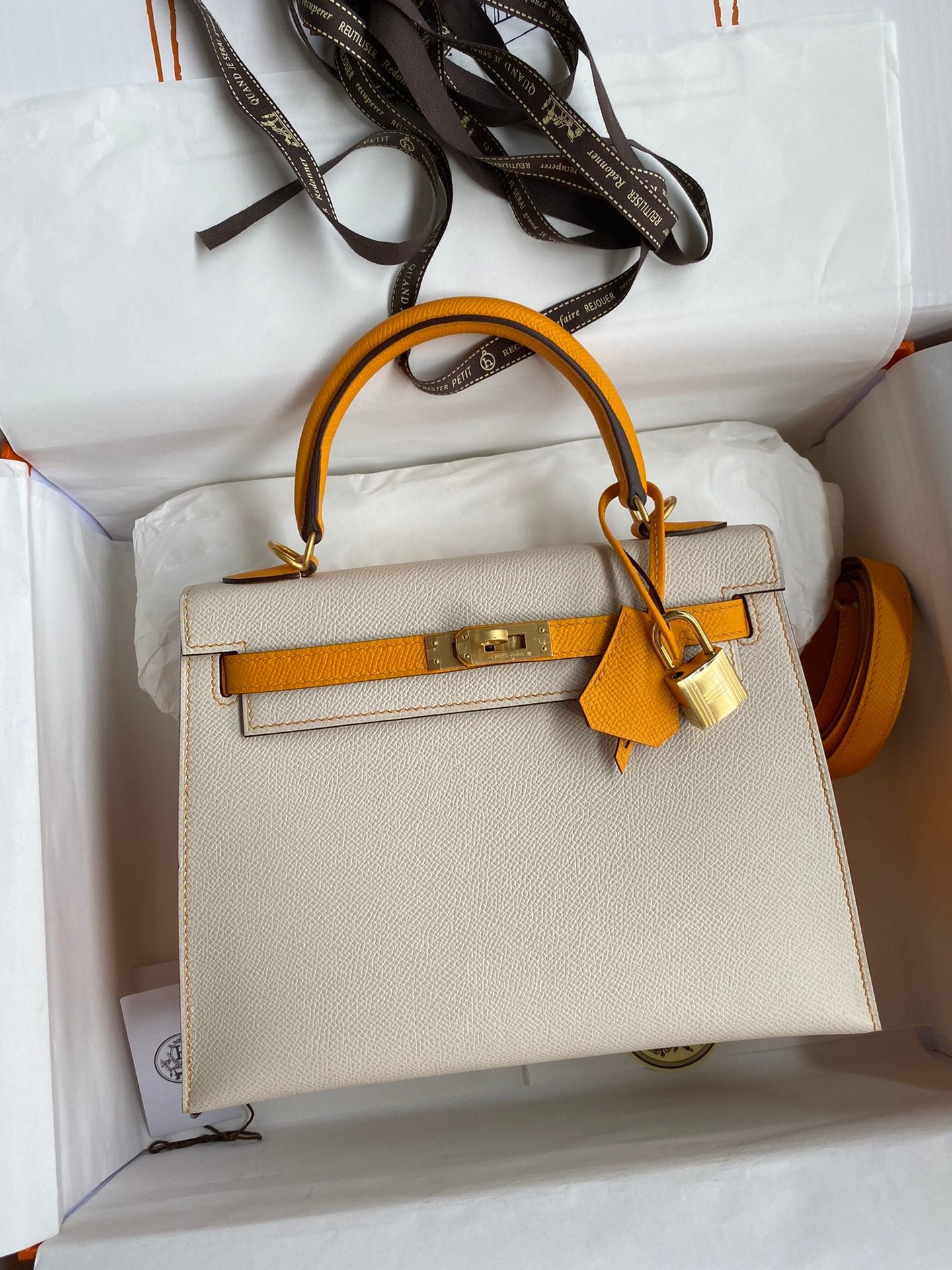Kelly 25cm Epsom Leather Bag