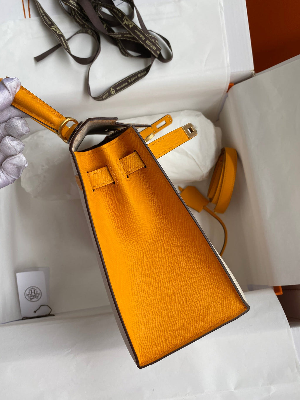 Kelly 25cm Epsom Leather Bag
