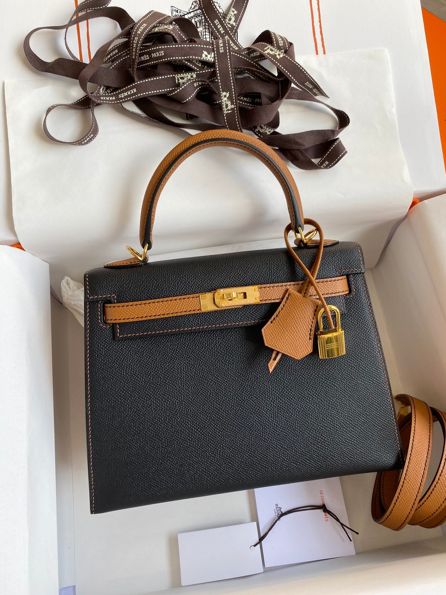 Kelly 25cm Epsom Leather Bag