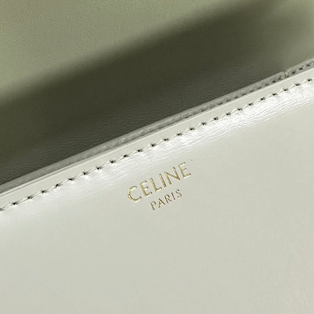 Triomphe Calfskin Shoulder Bag
