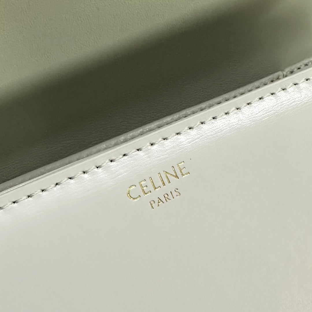 Triomphe Calfskin Shoulder Bag