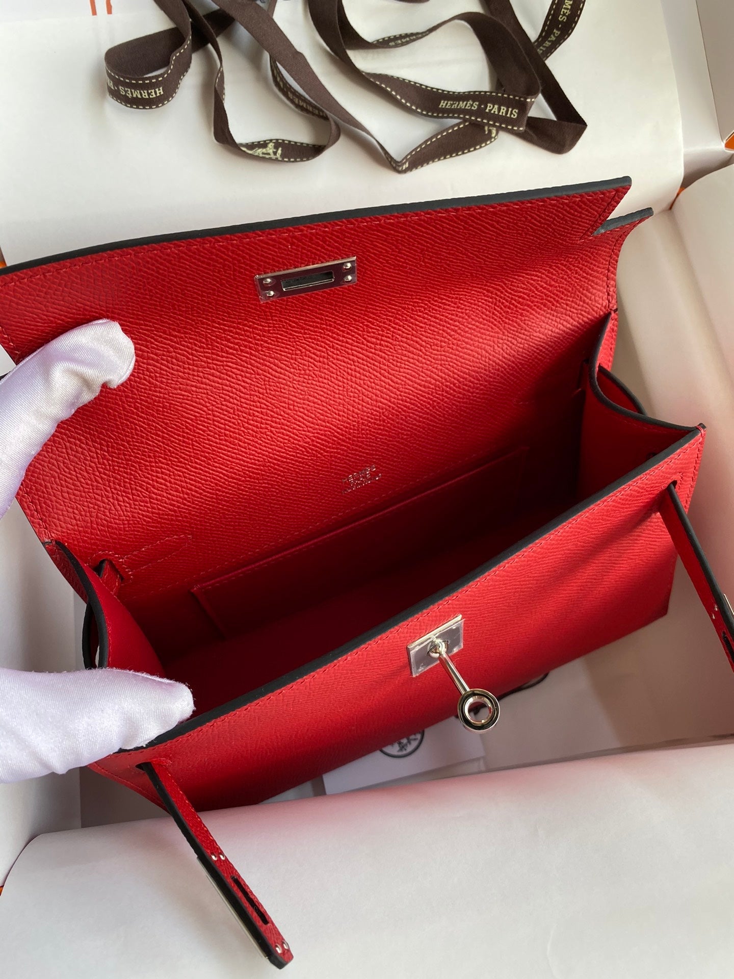 Mini Kelly 22cm Epsom Leather Handbag