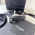 Logo Leather Waist Belt