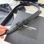 Logo Leather Waist Belt