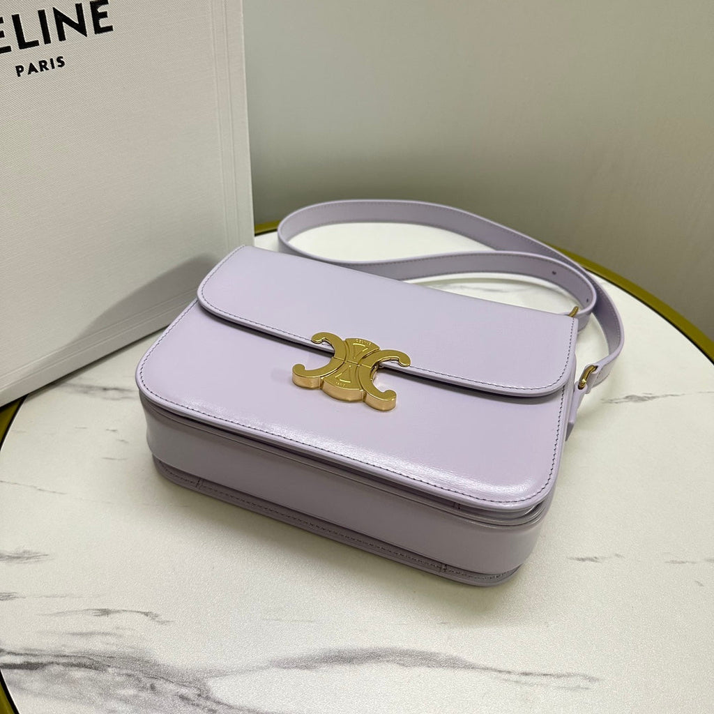 Triomphe Calfskin Shoulder Bag