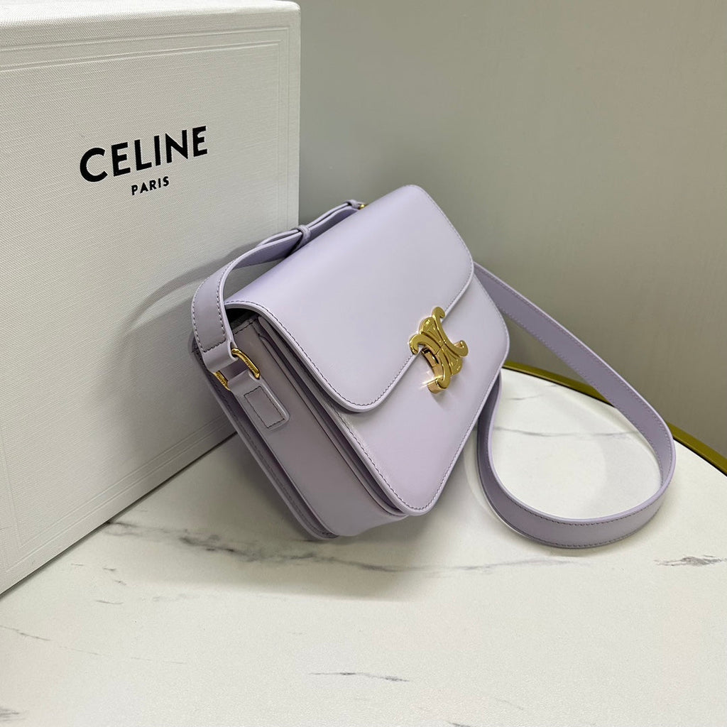 Triomphe Calfskin Shoulder Bag