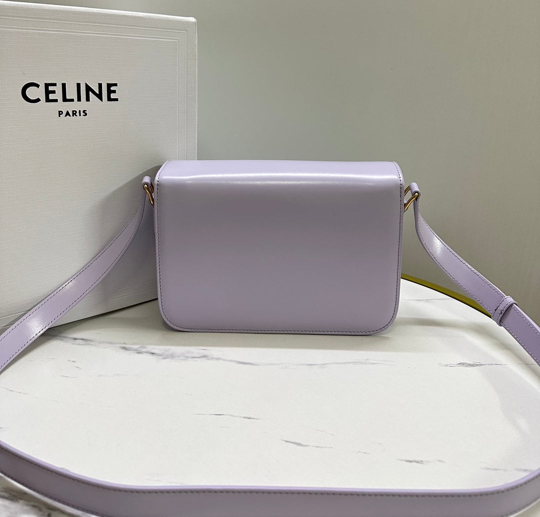 Triomphe Calfskin Shoulder Bag