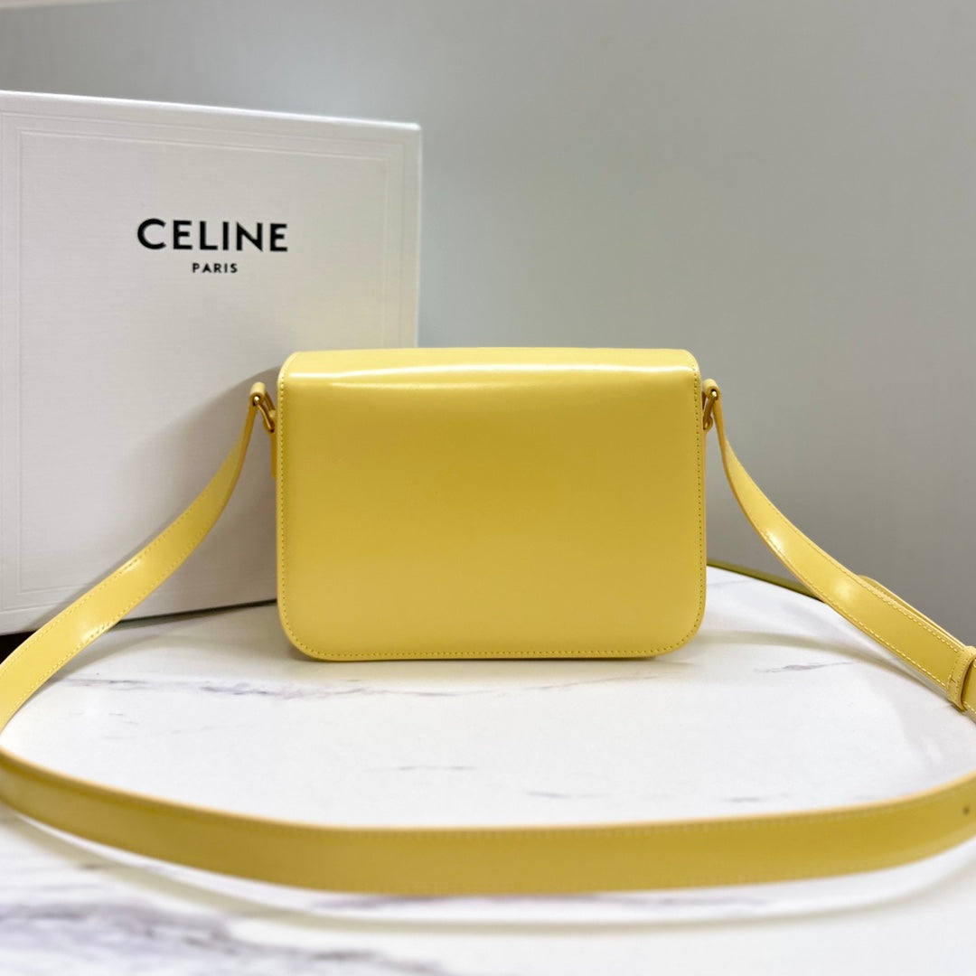 Triomphe Calfskin Shoulder Bag