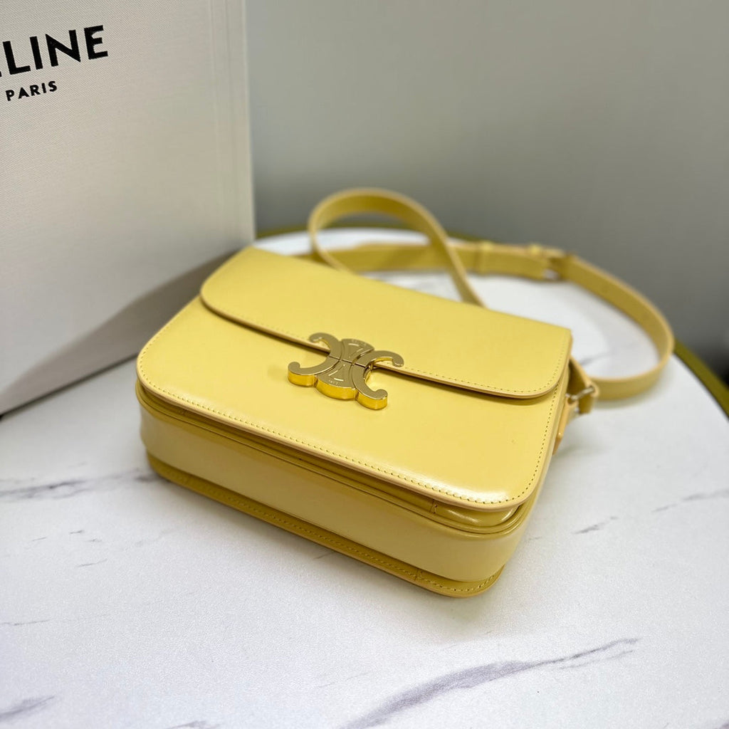 Triomphe Calfskin Shoulder Bag