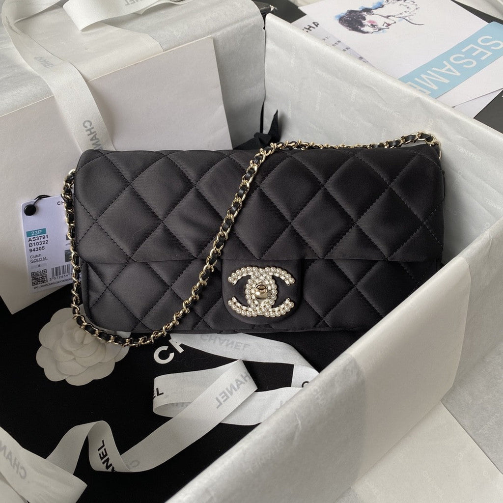 Pearl Flap Bag
