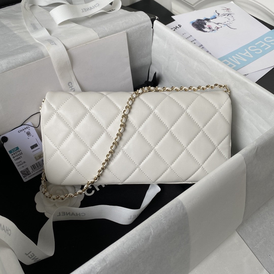 Pearl Flap Bag