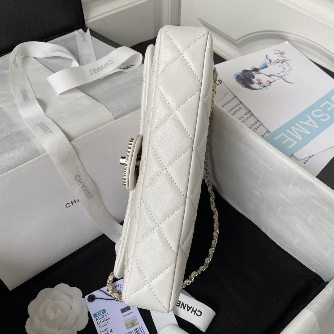 Pearl Flap Bag