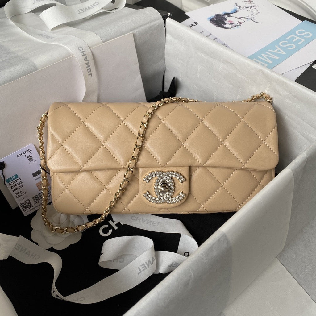 Pearl Flap Bag