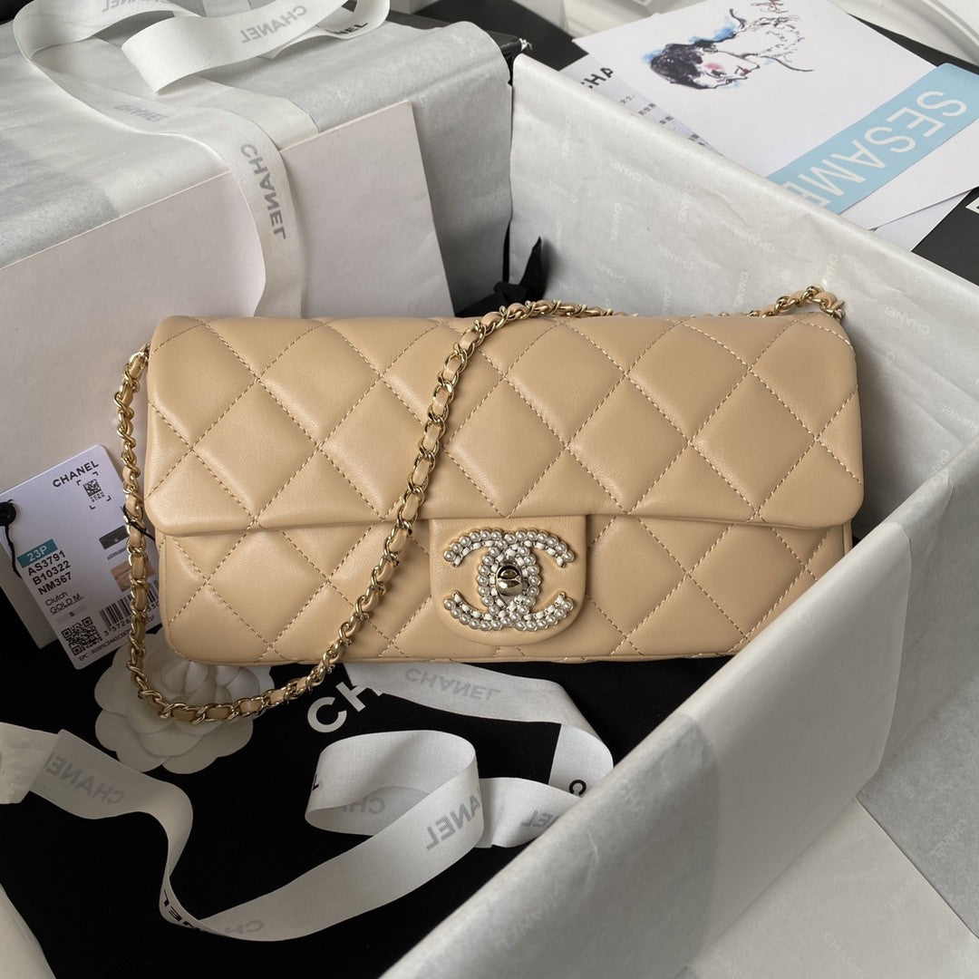 Pearl Flap Bag