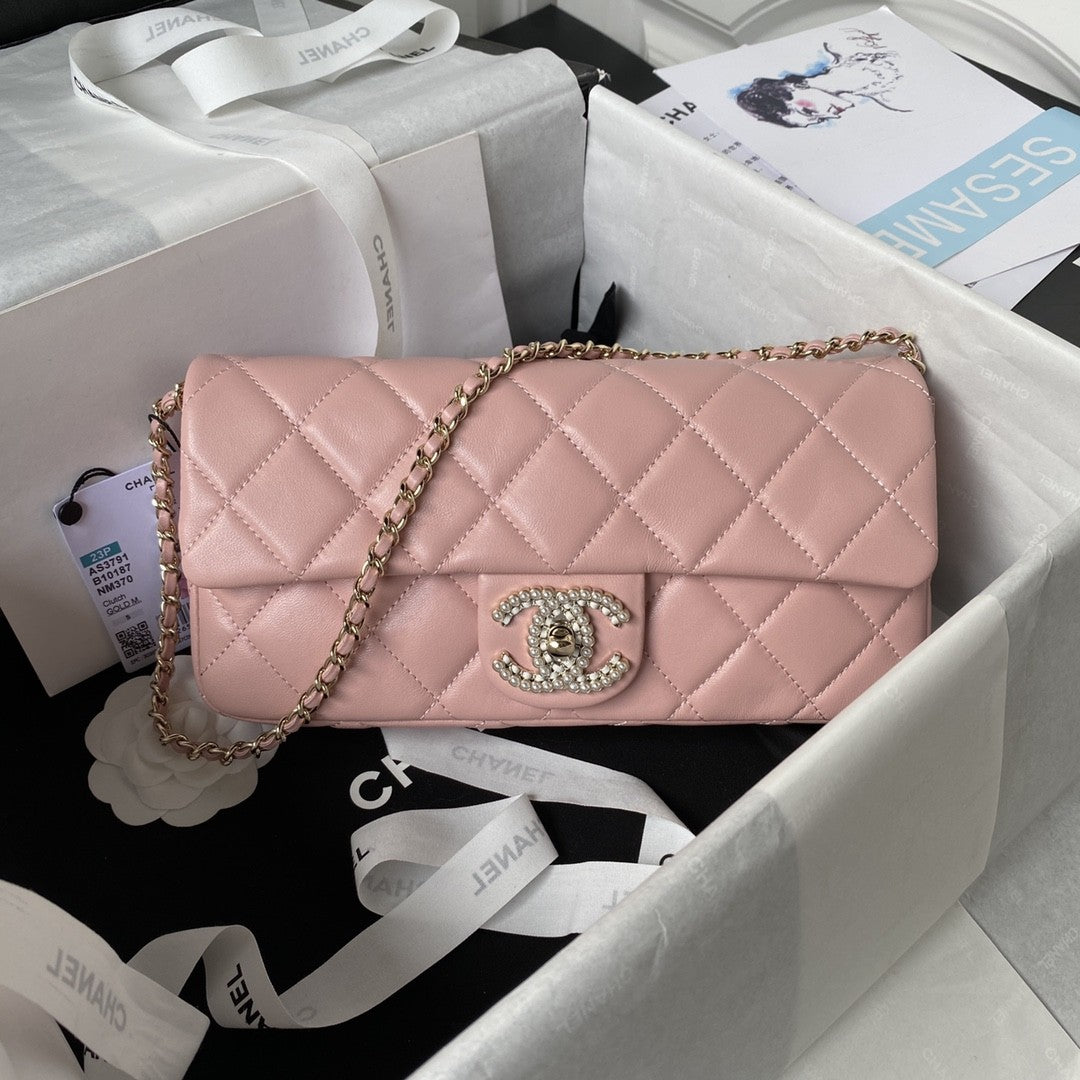 Pearl Flap Bag