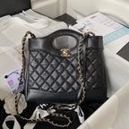 31 Quilted Leather Shopping Bag