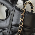 31 Quilted Leather Shopping Bag