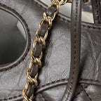 31 Quilted Leather Shopping Bag