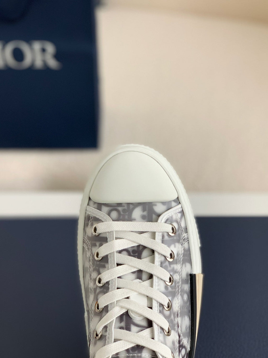 B23 Oblique Sneaker – Grey Transparent Monogram