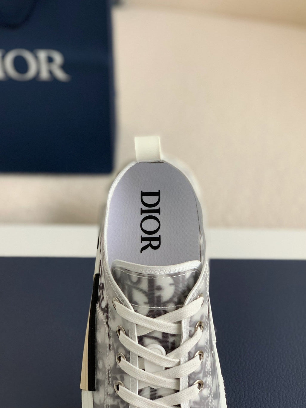 B23 Oblique Sneaker – Grey Transparent Monogram
