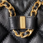 Quilted Leather Mini Backpack