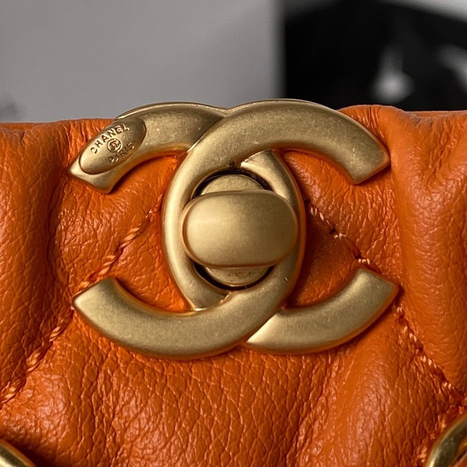 Quilted Leather Mini Backpack