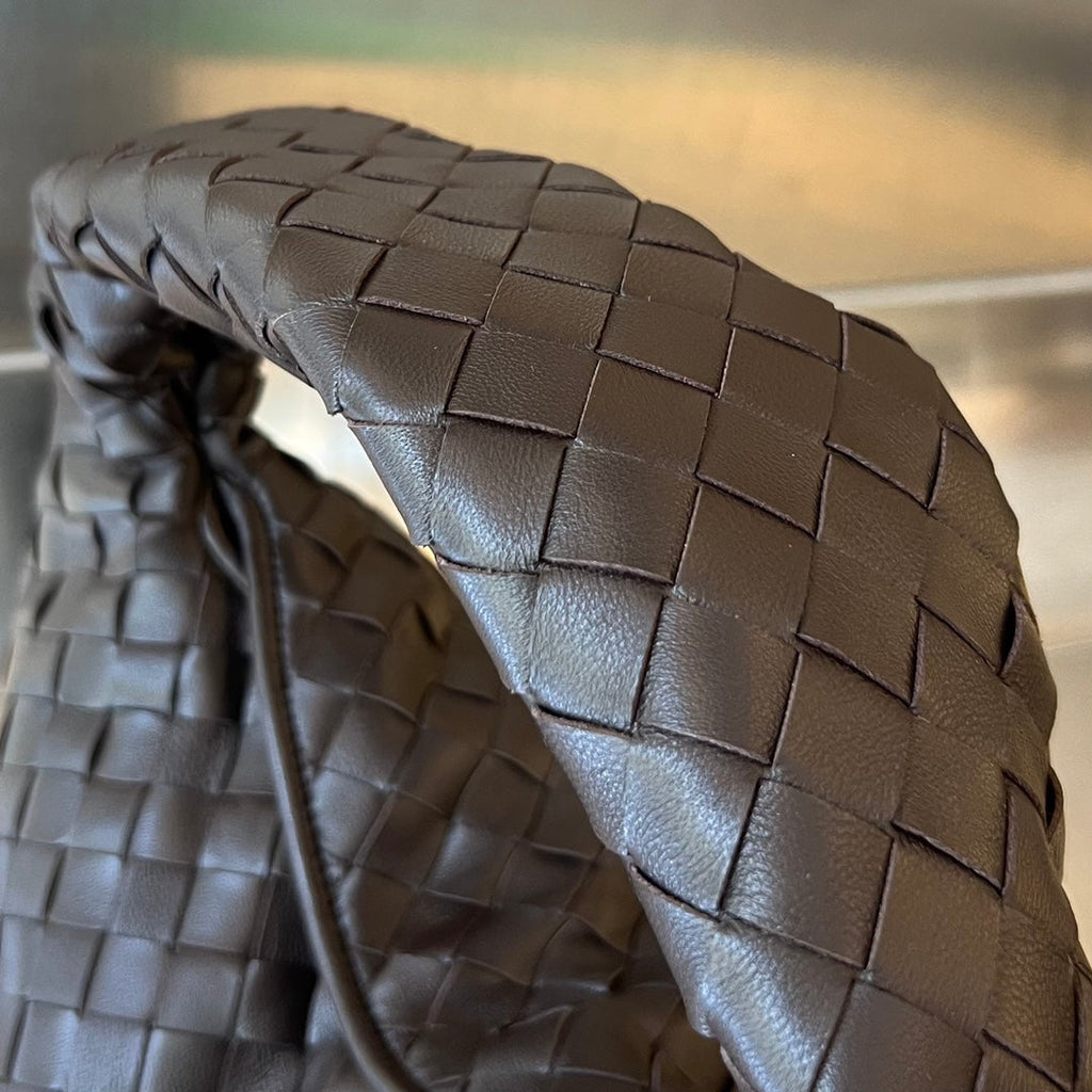 Small Hop Woven Leather Bag
