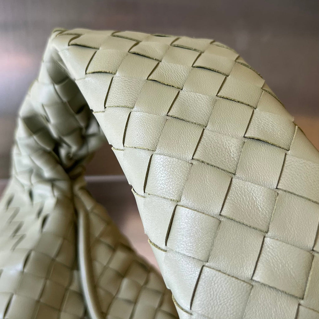 Small Hop Woven Leather Bag