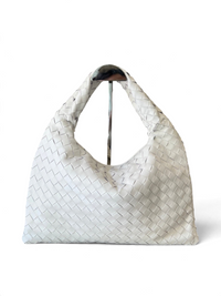 Small Hop Woven Leather Bag