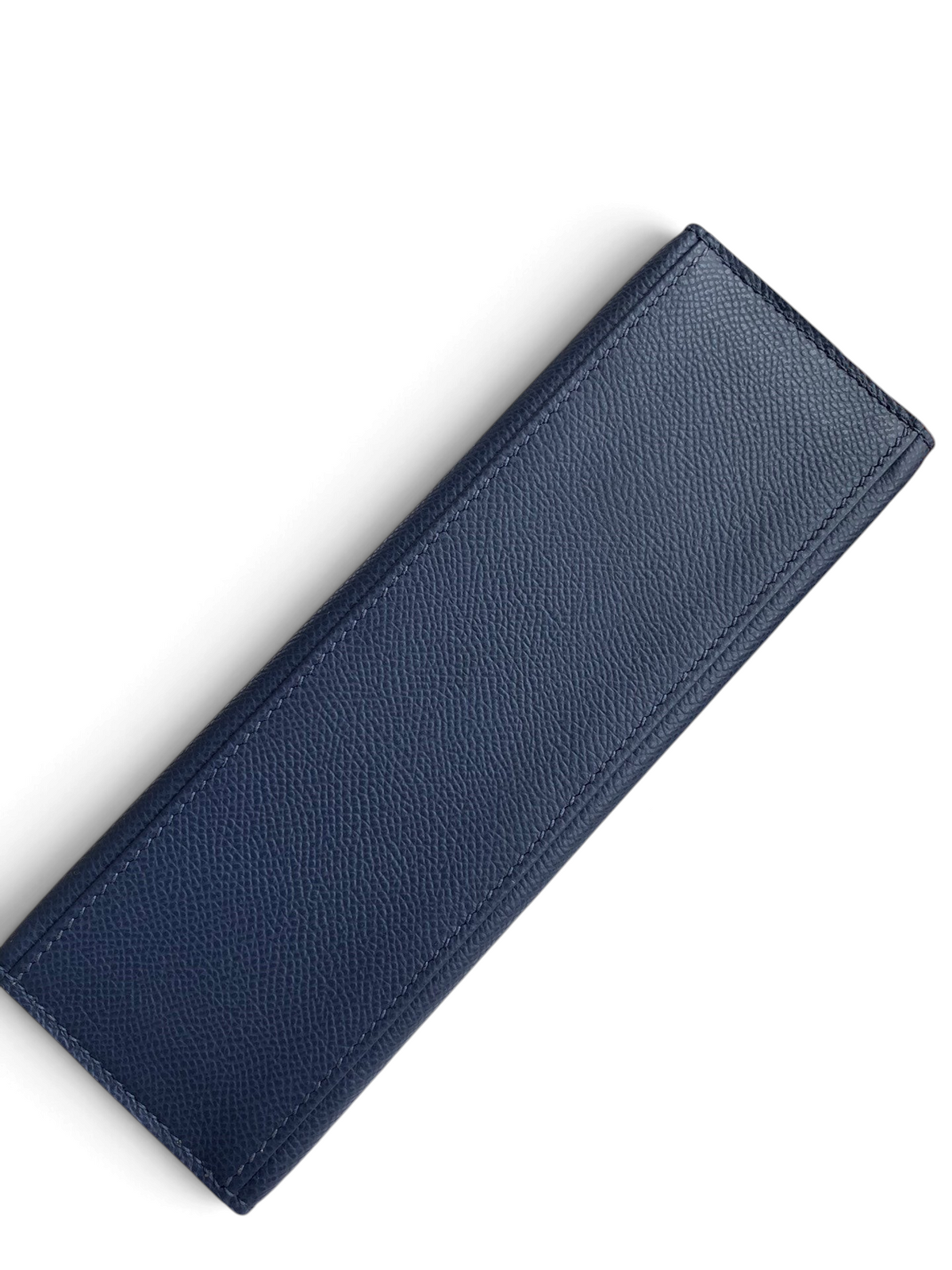 SWORD LUXURY Mini Kelly 22cm lacivert Epsom deri çanta, dokulu yüzeyi ve zarif yapısıyla öne çıkıyor.