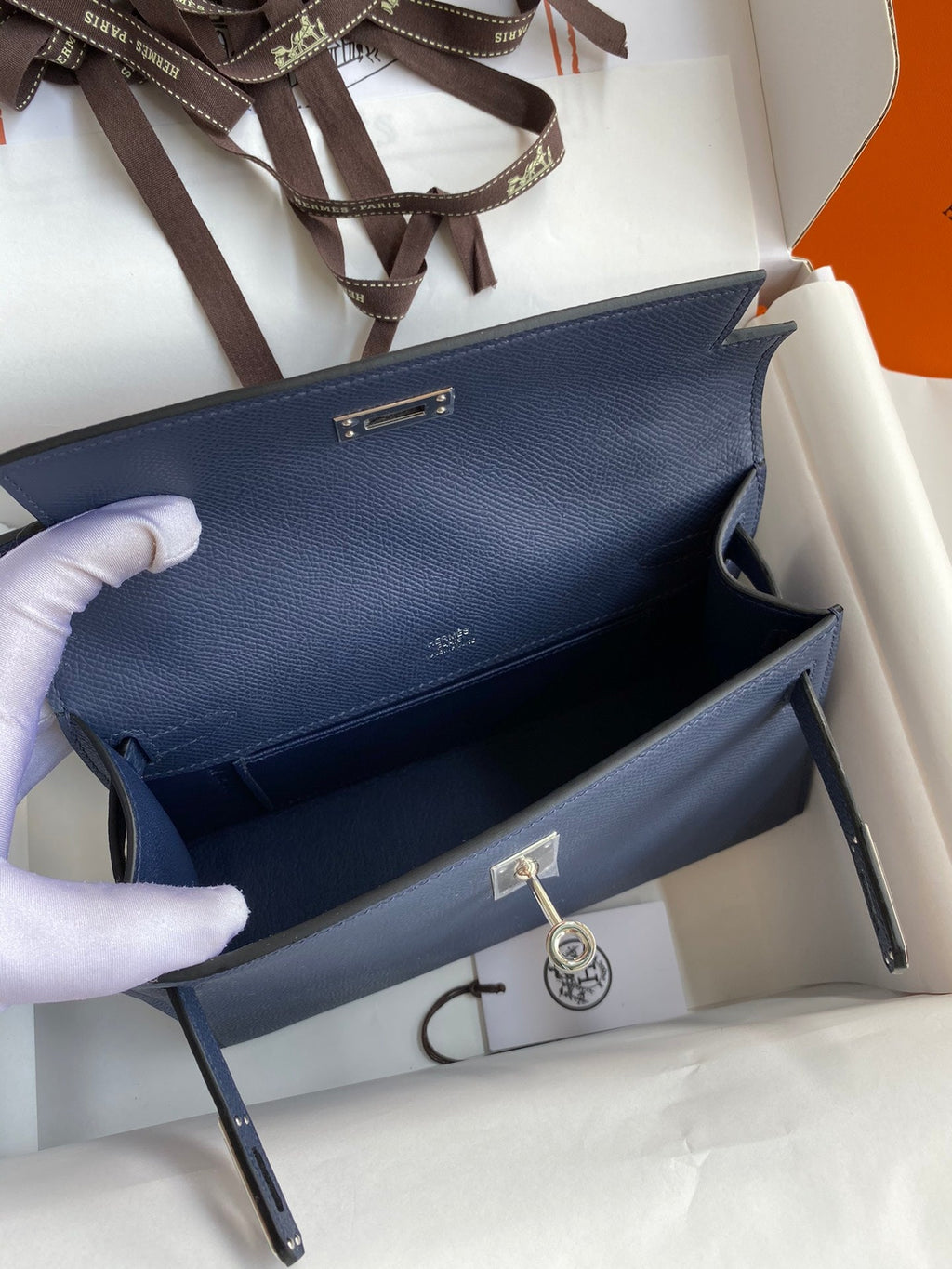 Mini Kelly 22cm Epsom Leather Handbag