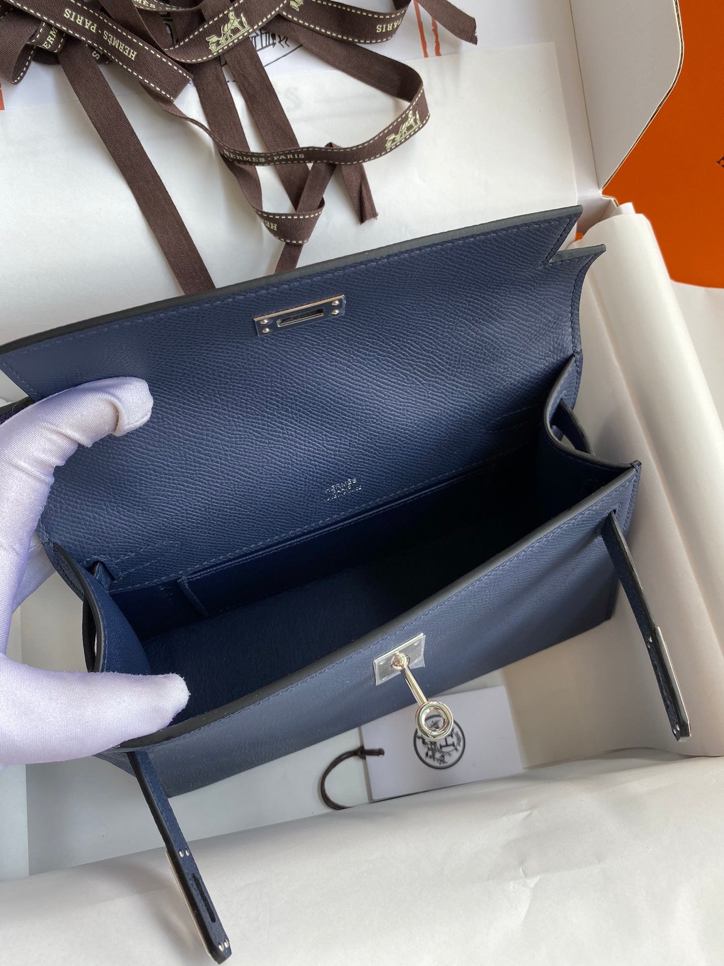 Mini Kelly 22cm Epsom Leather Handbag