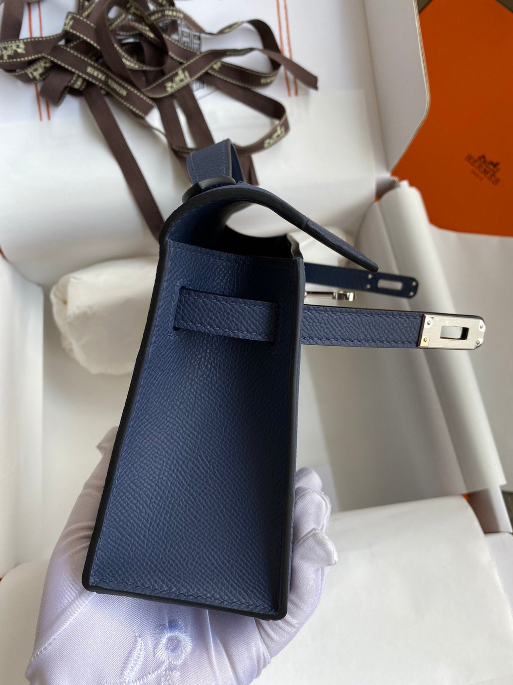 Mini Kelly 22cm Epsom Leather Handbag