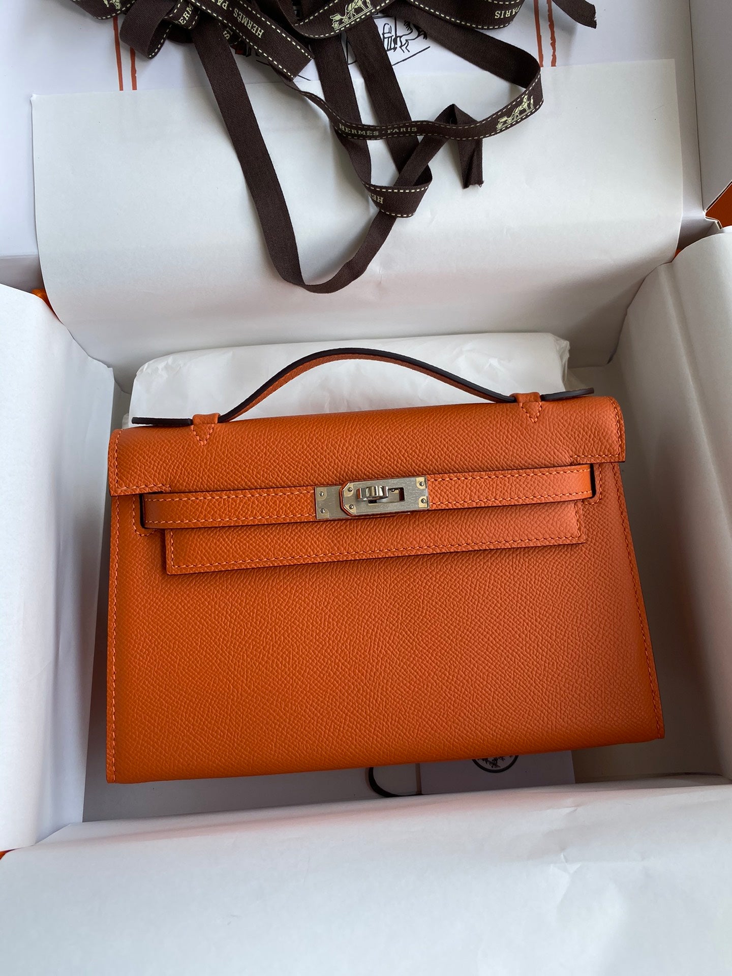 Mini Kelly 22cm Epsom Leather Handbag